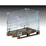 AB0030 Összecsukható rácsos raklap magasító, raklap feltét 1200x800x850 mm