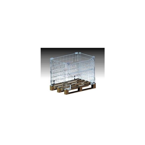 AB0030 Összecsukható rácsos raklap magasító, raklap feltét 1200x800x850 mm