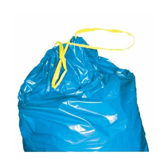 Kötözőszalagos 110 literes műanyag hulladékgyűjtő zsák