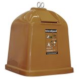 2 100 literes BIO hulladékgyűjtő üvegszálas konténer