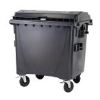   1 100 L-es nagyméretű hulladékgyűjtő lapos tetejű konténer