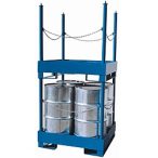 PS 15/4 festett raklap, 1200x1200x1300 mm, 300 L