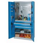 Univerzális műhelyszekrény, 950x600x1950 mm