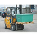 Üvegszövetbetétes edény 550 L, 1180x830x620 mm