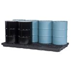 Gyűjtőkád 8 x 200 l hordóra, 1245x2460x140 mm