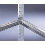 Csavar nélküli polcállvány, sz x m 2000x2470 mm, többféle mélységben