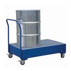 Kerekes gyűjtőkád, 1200x800x250/1200 mm, 220 L