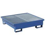 Gyűjtőkád acélráccsal, 220 L, 1200x1200x160/260 mm