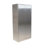 Rozsdamentes szekrény, 1000x500x2000 mm