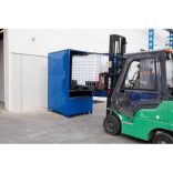 Zárt gyűjtőkád IBC tartályhoz, 1200x1520x2450 mm, 1000 L