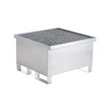 Fém gyűjtőkád egy hordóra, 800x800x400/500 mm, 216 L