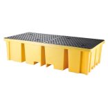 Gyűjtőkád 2 IBC konténerre, 2340x1225x610 mm, 1150 L