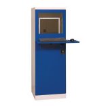 Számítógépes műhelyszekrény, 550x550x1600 mm