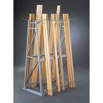   Polcrendszer profilos anyagok tárolására, dupla, 1400x800x2500 mm