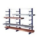   Konzolos állvány, egy oldalas, 5 állvány, 6 db rakodószint, 5000x610x2000 mm
