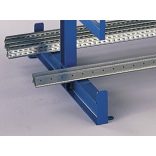 Konzolos állvány, két oldalas, 5 állvány, 5 db rakodószint/oldal, 5000x1115x2000 mm