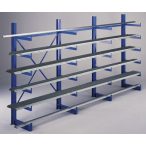   Konzolos állvány, egy oldalas, 5 állvány, 5 db rakodószint, 5000x615x2000 mm