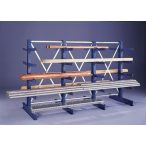   Konzolos állvány, egy oldalas, bővítmény, 5 db rakodószint, mé x m: 600x2500 mm