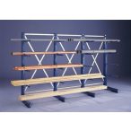   Konzolos állvány, egy oldalas, alap építmény, 5 db rakodószint, mé x m: 800 x 3000 mm