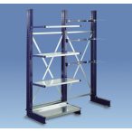   Tartozék konzolos állványhoz: Önálló talpazat-polc, horganyzott, csavarok mellékelve, sz x mé: 1000x800 mm