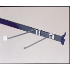   Tartozék konzolos állványhoz: hordozósin akasztó kampónak, enciánkék, szélesség: 1000 mm