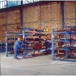 Csavar-orsóval állítható konzolos állvány, terhelhetőség: 45 t, sz x mé x m 5100x1530x2740 mm