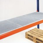   Önálló rácsos polc raklapállványhoz, horganyzott, sz x mé 1800x700 mm, terhelhetőség: 2600 kg/polc