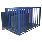 Lemez tároló állvány, 7 rekeszes, 1100x3000x1750 mm