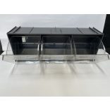 Crystal3n billenő doboz antracit, (4SD)