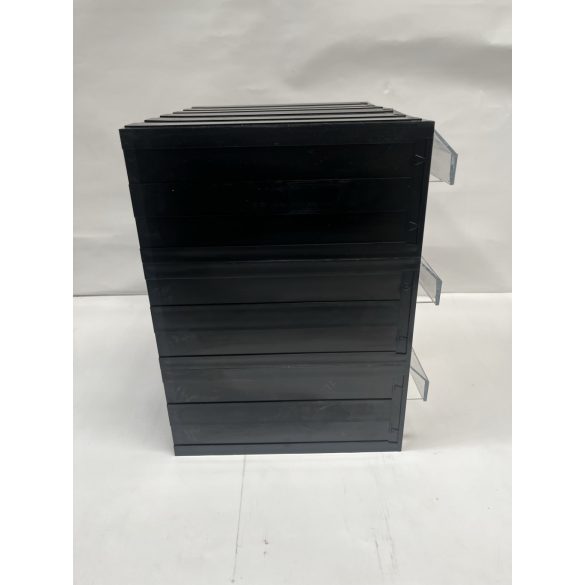 Fiókos Maxi T/E, moduláris rendező 6 átlátszó fiók 