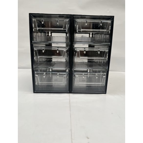 Fiókos Maxi T/L, moduláris rendező 6 átlátszó fiók