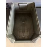 MH-2 box, kék, műanyag tárolódoboz, 350x200x200mm