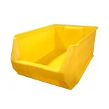 MH-2 box, sárga, műanyag tárolódoboz, 350x200x200mm