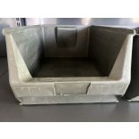 MH-2 box, zöld, műanyag tárolódoboz, 350x200x200mm