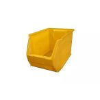 MH-3 box, sárga, műanyag tárolódoboz, 350x200x200mm