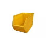 MH-3 box, sárga, műanyag tárolódoboz, 350x200x200mm