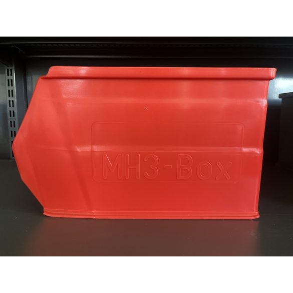 MH-3 box, sárga, műanyag tárolódoboz, 350x200x200mm