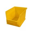 MH-4 box, sárga, műanyag tárolódoboz, 230x140x130mm