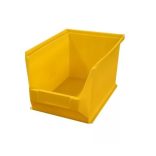 MH-4 box, sárga, műanyag tárolódoboz, 230x140x130mm