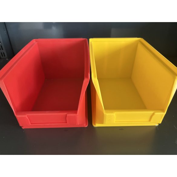 MH-4 box, zöld, műanyag tárolódoboz, 230x140x130mm