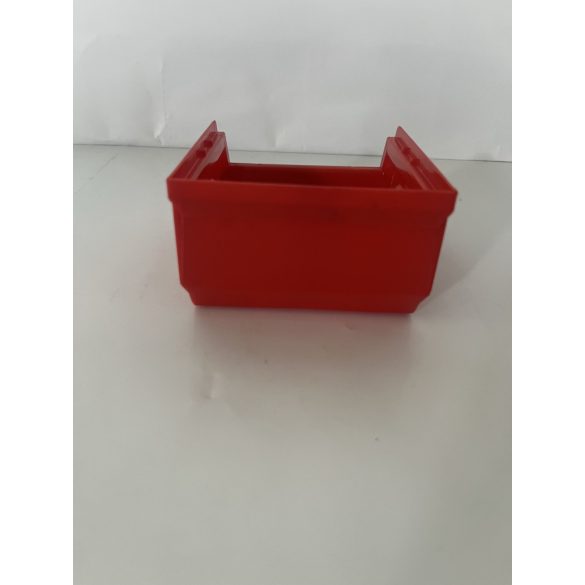 MP 2001B piros műanyag tárolódoboz