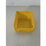 MP 2001B sárga műanyag tárolódoboz