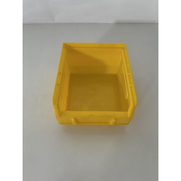 MP 2001B sárga műanyag tárolódoboz