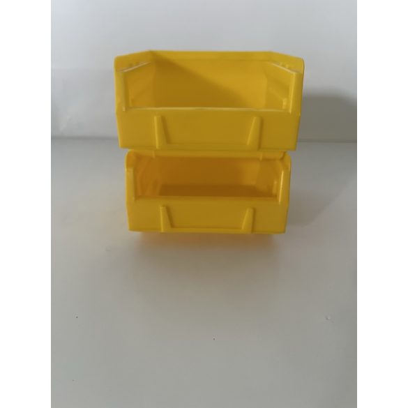 MP 2001B sárga műanyag tárolódoboz