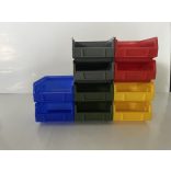 MP 2001B sárga műanyag tárolódoboz