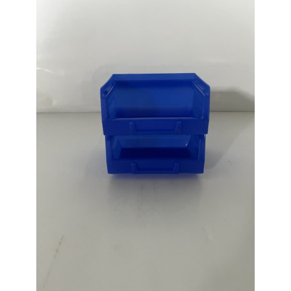 MP 2001 kék, műanyag tárolódoboz