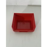 MP 2001 piros, műanyag tárolódoboz