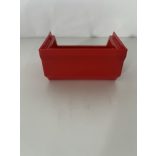 MP 2001 piros, műanyag tárolódoboz