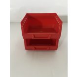 MP 2001 piros, műanyag tárolódoboz