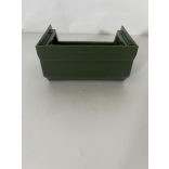 MP 2001 zöld, műanyag tárolódoboz